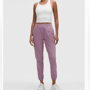 Lululemon Adapted State/High Rise Jogger in Lavender Lux.